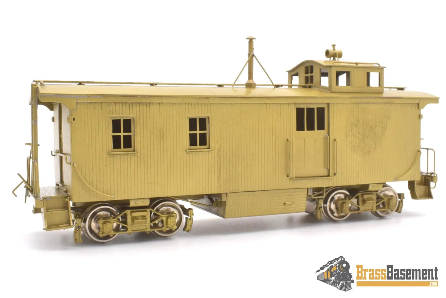 Ho Brass - Omi 1162 Colorado Midland Wood Caboose W/ Side Door Unpainted Mint