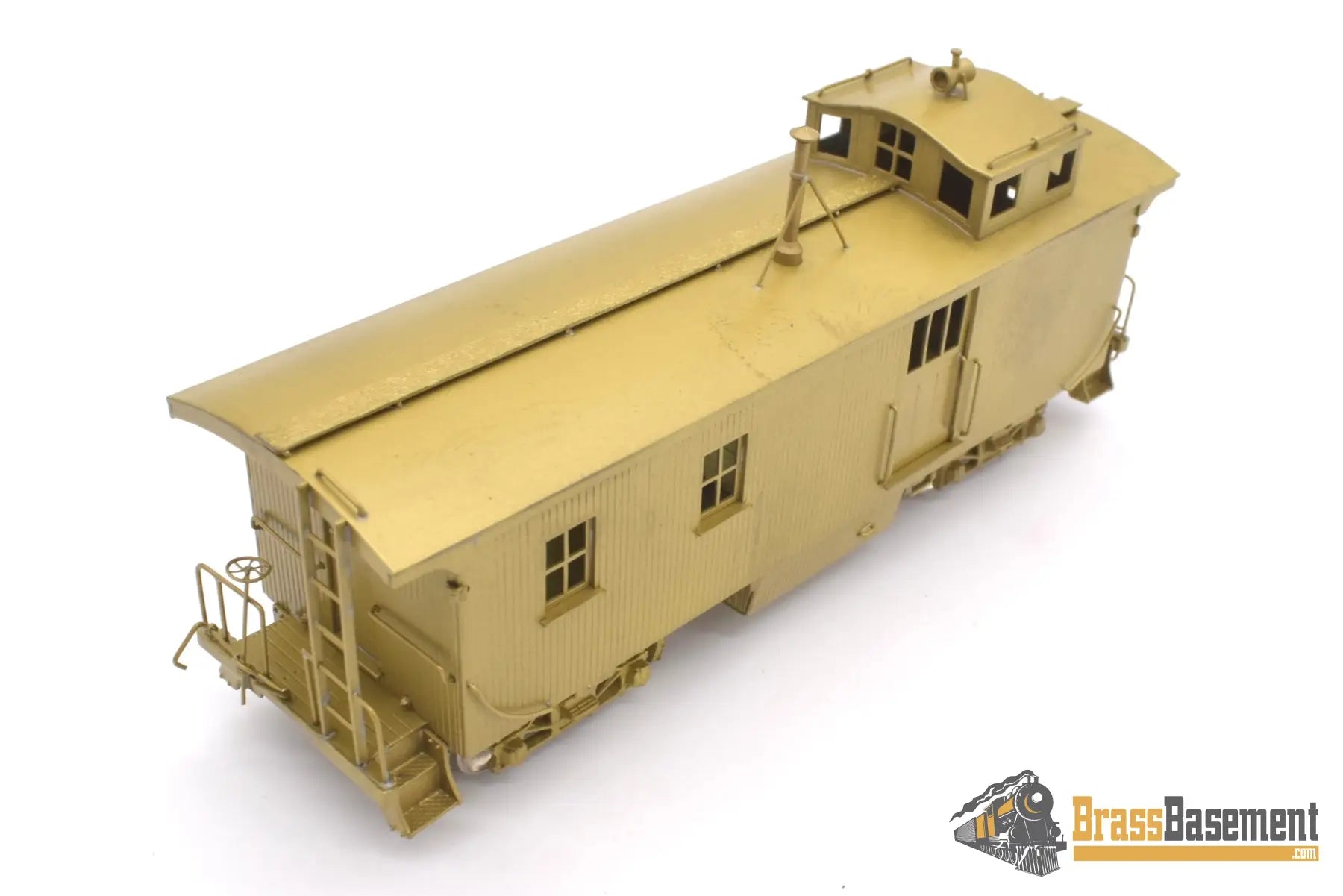 Ho Brass - Omi 1162 Colorado Midland Wood Caboose W/ Side Door Unpainted Mint