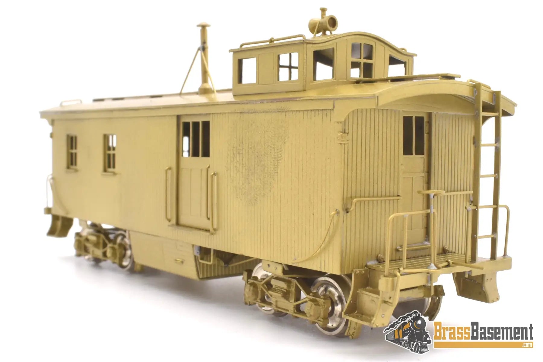 Ho Brass - Omi 1162 Colorado Midland Wood Caboose W/ Side Door Unpainted Mint