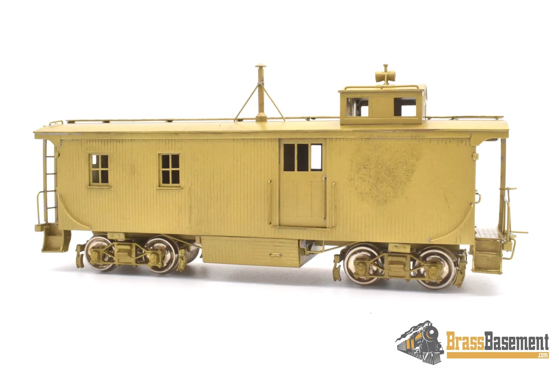 Ho Brass - Omi 1162 Colorado Midland Wood Caboose W/ Side Door Unpainted Mint