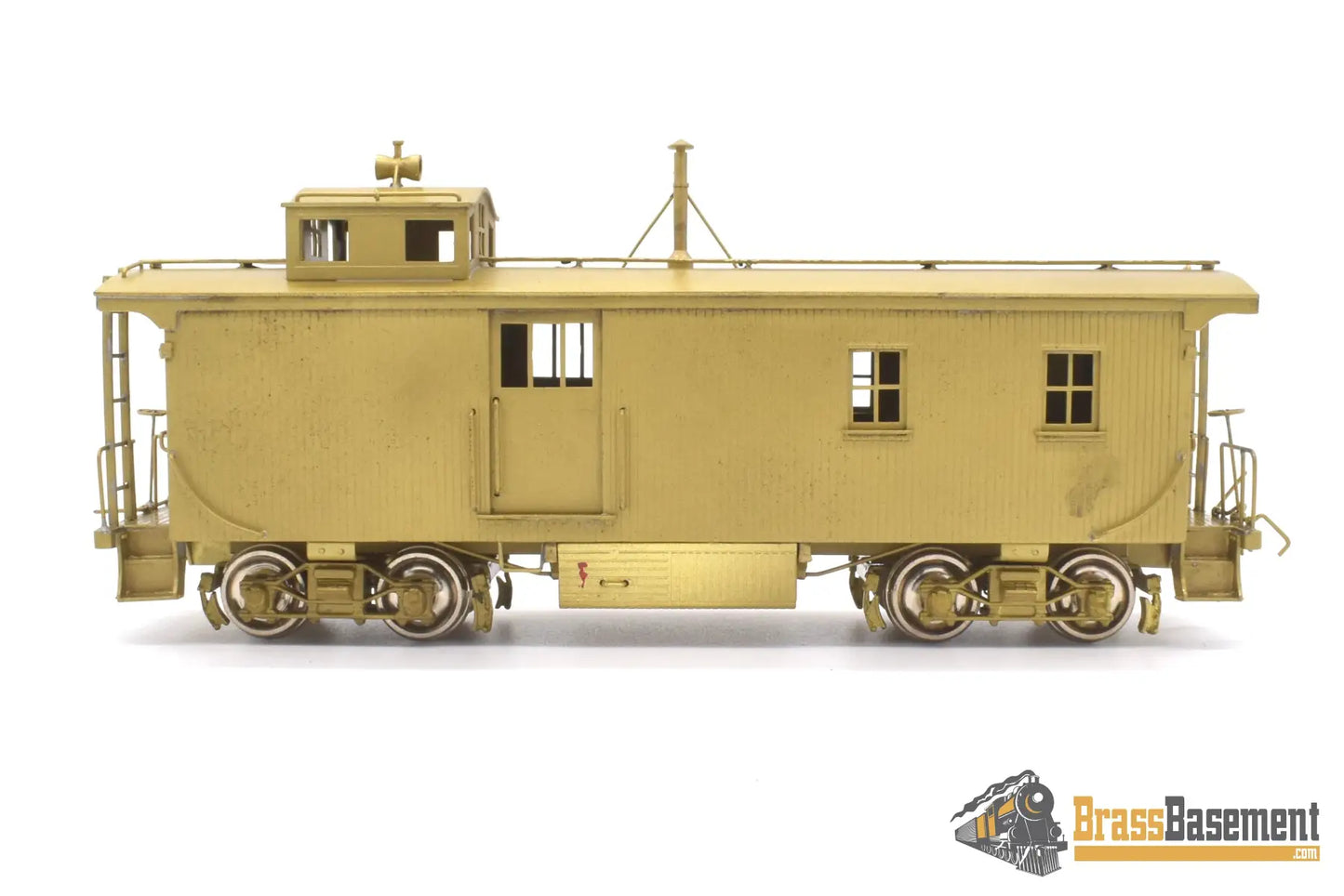 Ho Brass - Omi 1162 Colorado Midland Wood Caboose W/ Side Door Unpainted Mint