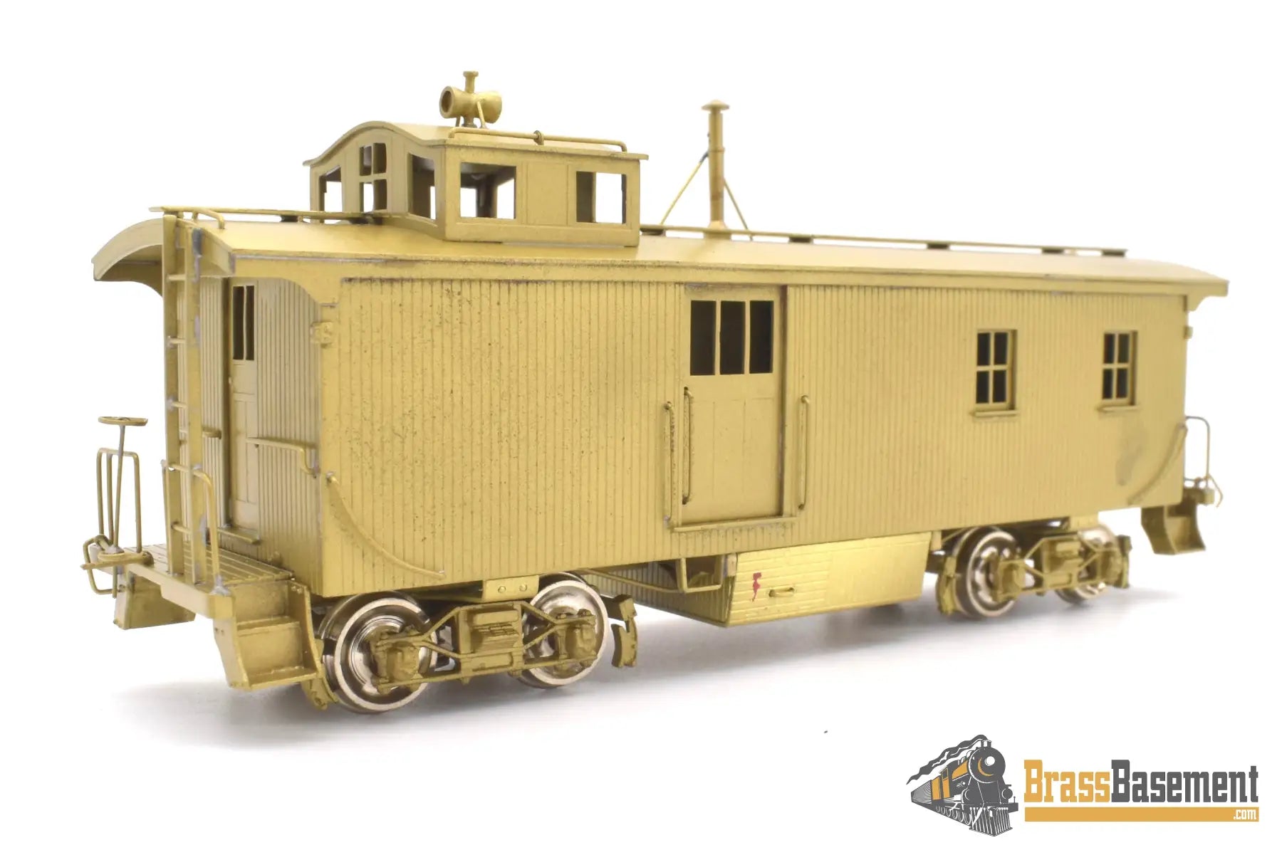 Ho Brass - Omi 1162 Colorado Midland Wood Caboose W/ Side Door Unpainted Mint