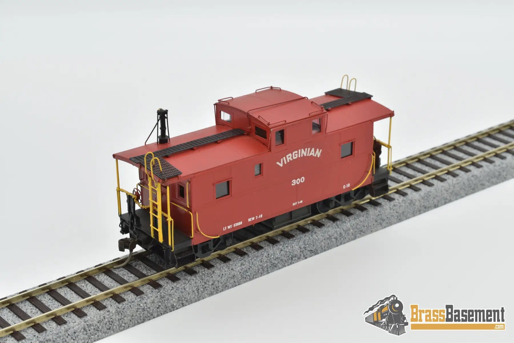 Ho Brass - Omi 1224 Virginian Vgn C - 30A Steel Caboose #300 Custom Painted Freight