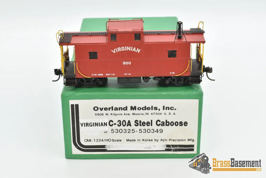 Ho Brass - Omi 1224 Virginian Vgn C - 30A Steel Caboose #300 Custom Painted Freight