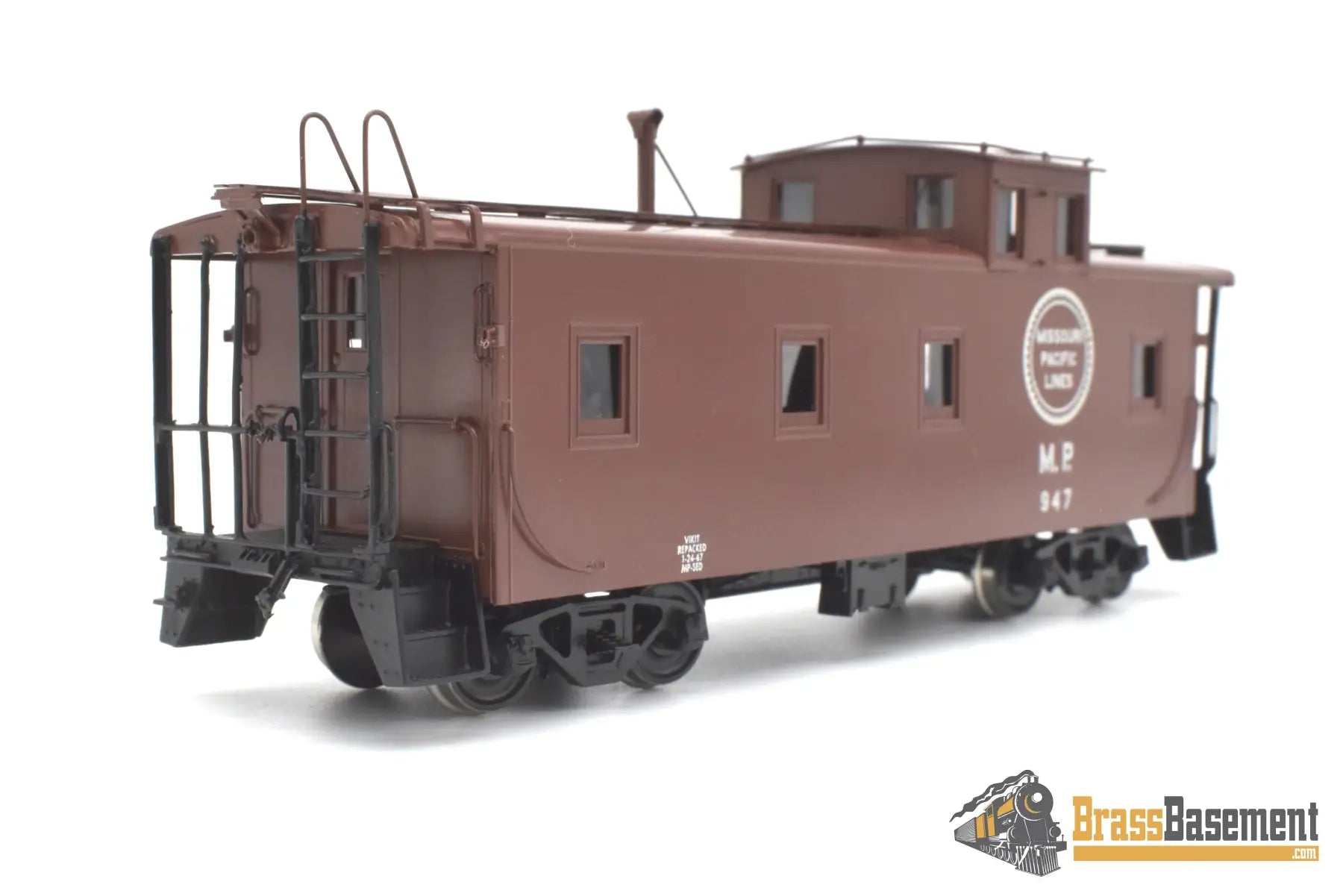 Ho Brass - Omi 1271.1 Missouri Pacific Mp Steel Caboose #947 W/O Rivets Cpomi