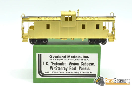 Ho Brass - Omi 1289 Illinois Central ’Extended’ Vision Caboose Pullman Standard Roof