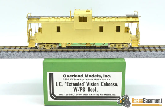 Ho Brass - Omi 1290 Illinois Central ’Extended’ Vision Caboose Stanray Roof Panels