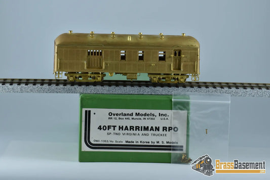 Ho Brass - Omi 1353 40Ft Harriman Rpo For Sp - Tno Or Virginia & Truckee Unpainted Passenger