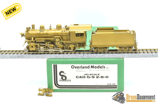 Ho Brass - Omi 1414 Chesapeake & Ohio G - 9 2 - 8 - 0 9Re Tender Unpainted Rok - Am Steam