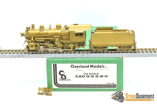 Ho Brass - Omi 1414 Chesapeake & Ohio G - 9 2 - 8 - 0 9Re Tender Unpainted Rok - Am Steam