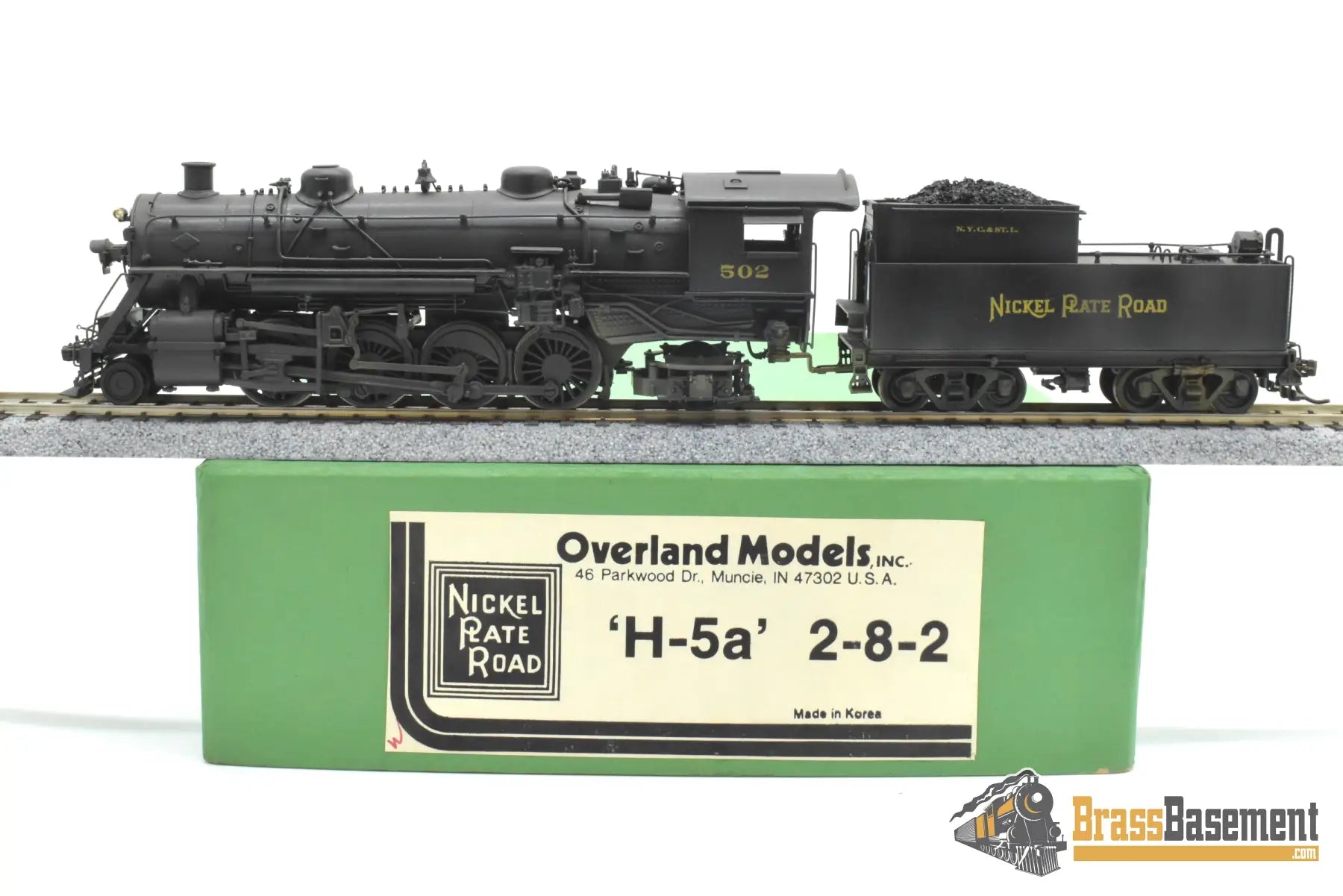 HO Brass - OMI 1479 Nickel Plate NKP 2-8-2 H-5a Mikado - Nicely Painted Steam