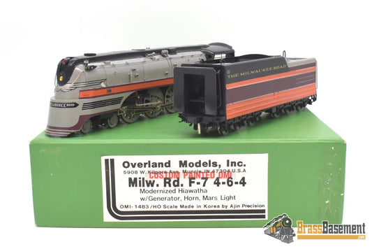 Ho Brass - Omi 1483.1 Milwaukee Road F7 4 - 6 - 4 Hudson Pro Paint Steam