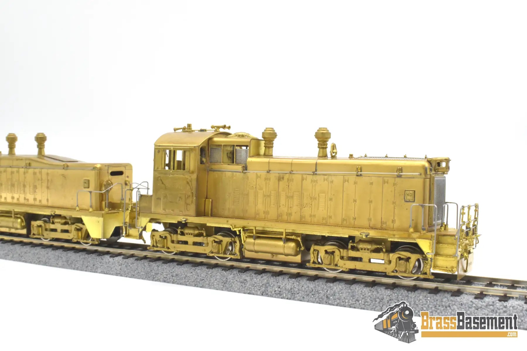 Ho Brass - Omi 1854 Union Pacific Up Tr-5 #1877 Cow & Calf Mint Unpainted Diesel