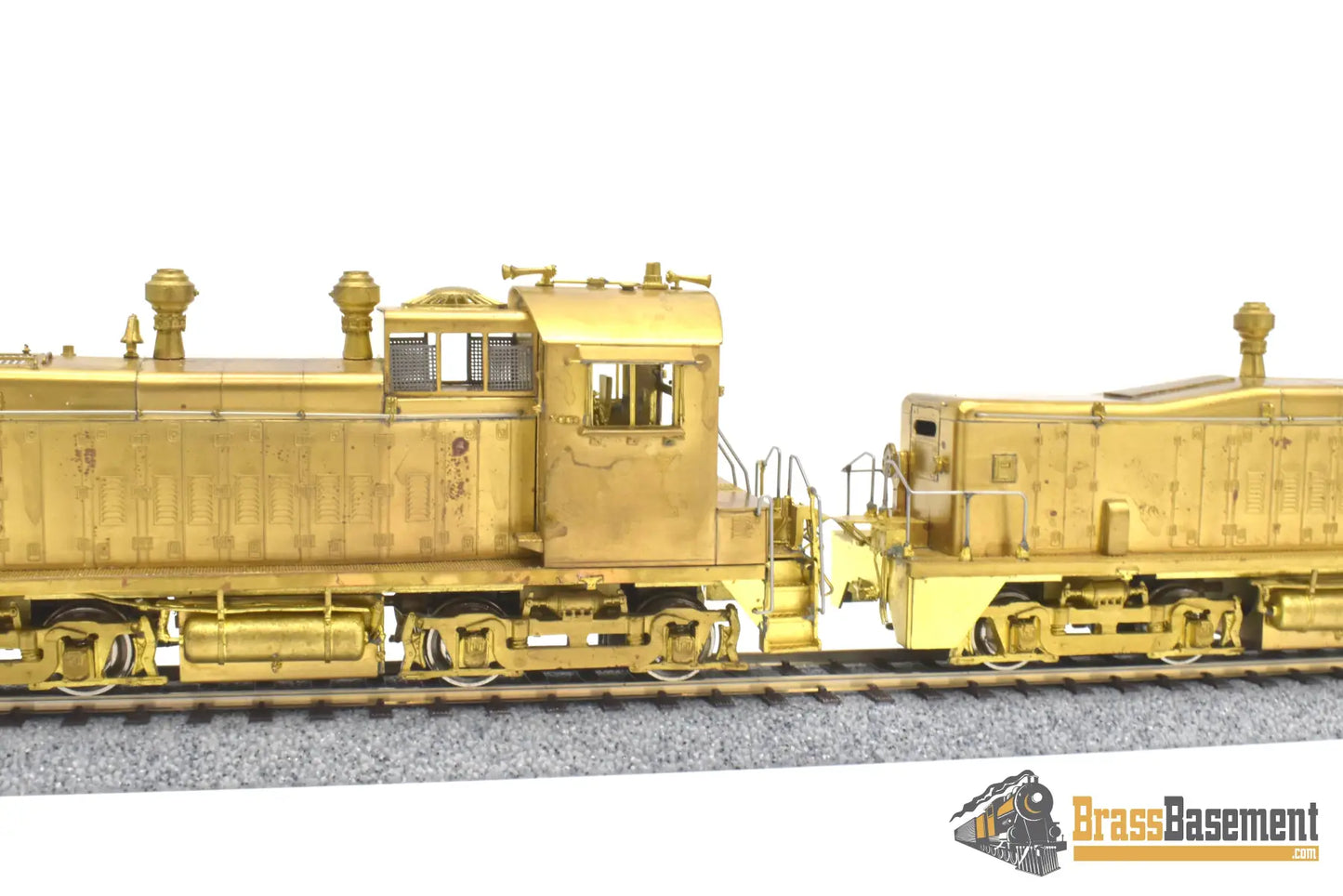 Ho Brass - Omi 1854 Union Pacific Up Tr-5 #1877 Cow & Calf Mint Unpainted Diesel