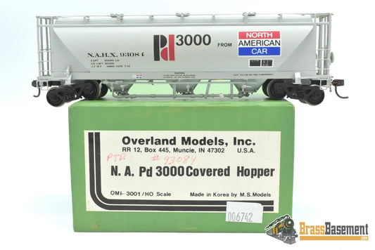 Ho Brass - Omi 3001.1 N.a. Pd3000 Covered Hopper F/P Demo Mint Freight