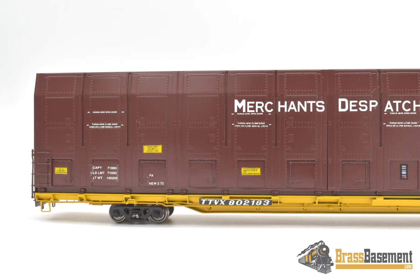 Ho Brass - Omi 3010.5 Merchants Despatch Transportation Corp Mdt Vert-A-Pac Auto Carrier Fp Freight