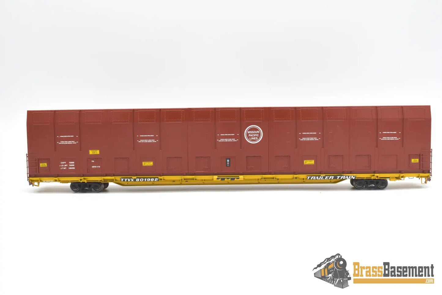 Ho Brass - Omi 3010.6 Missouri Pacific Mp Ttvx #801982 Vert-A-Pac Auto Carrier Fp Freight