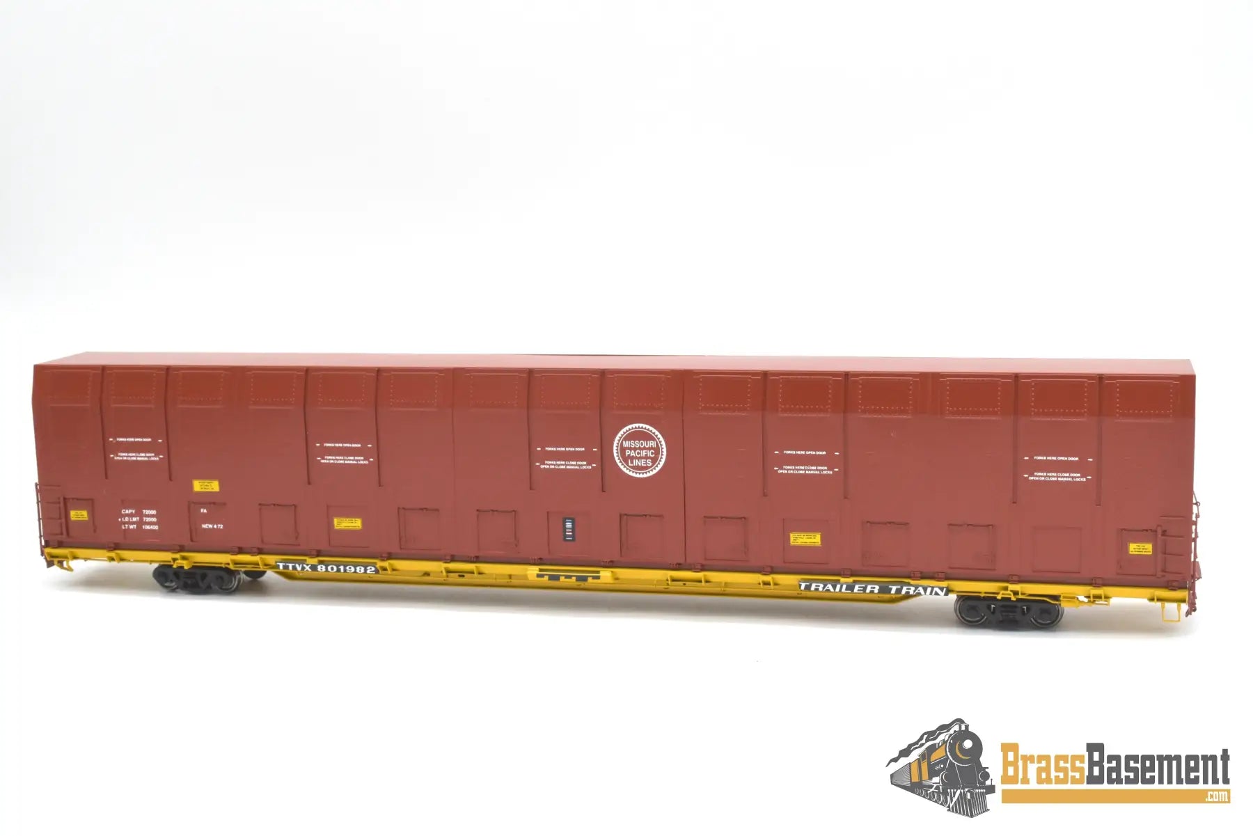 Ho Brass - Omi 3010.6 Missouri Pacific Mp Ttvx #801982 Vert-A-Pac Auto Carrier Fp Freight