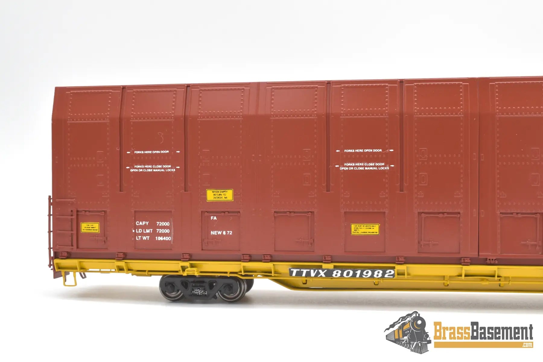 Ho Brass - Omi 3010.6 Missouri Pacific Mp Ttvx #801982 Vert-A-Pac Auto Carrier Fp Freight