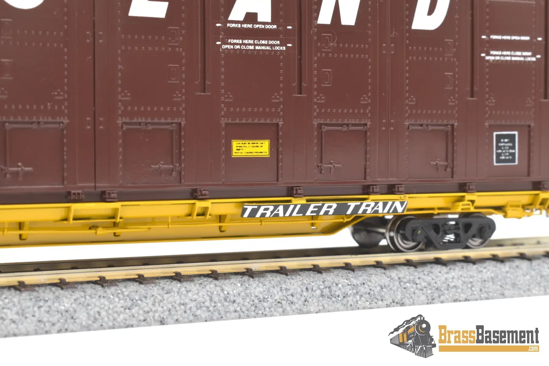 Ho Brass - Omi 3010.7 Rock Island Ri Ttvx Vert-A-Pac Auto Carrier #802180 Fp Freight