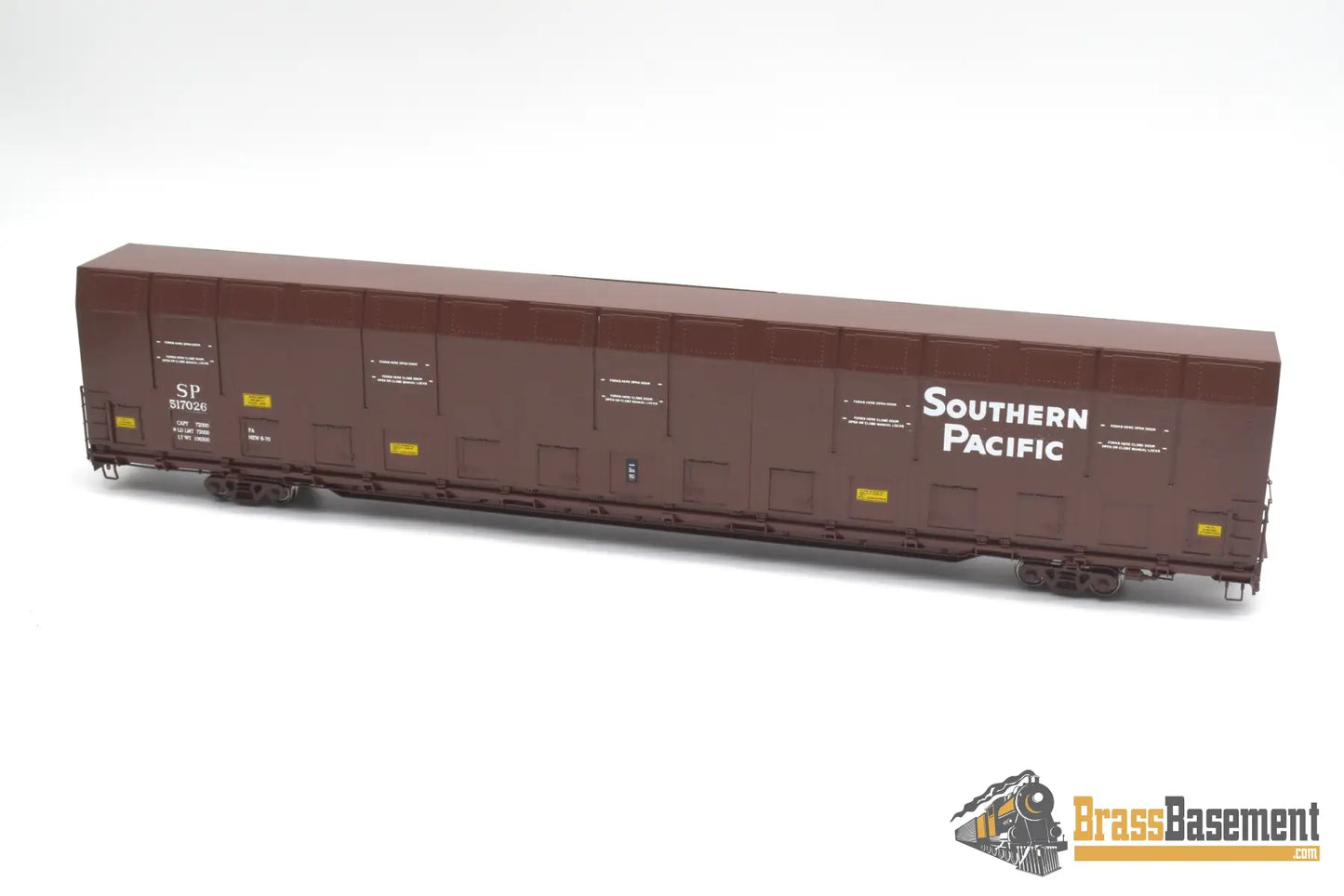 Ho Brass - Omi 3010.9 Southern Pacific Sp #517026 Vert-A-Pac Auto Carrier Fp Freight