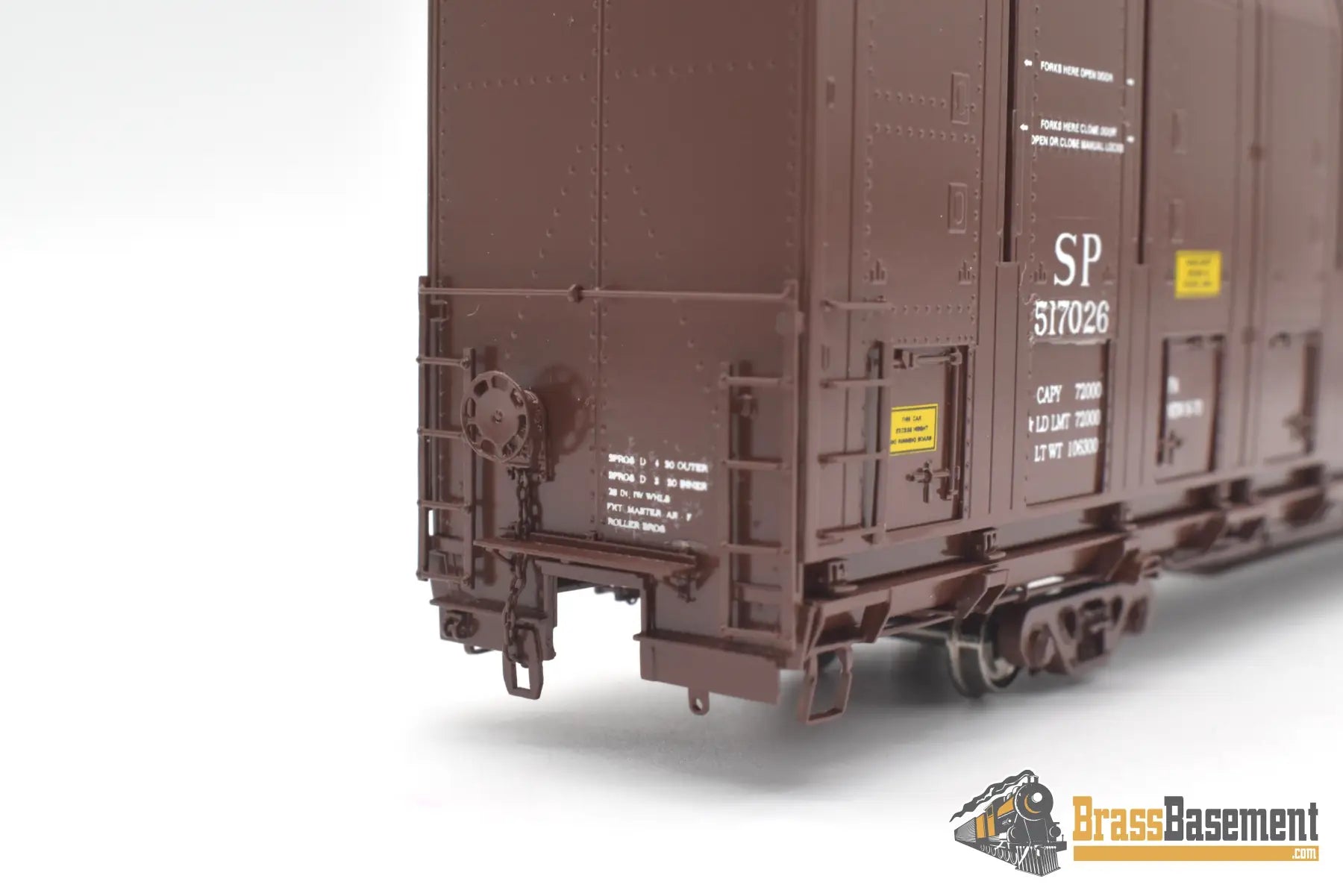 Ho Brass - Omi 3010.9 Southern Pacific Sp #517026 Vert-A-Pac Auto Carrier Fp Freight