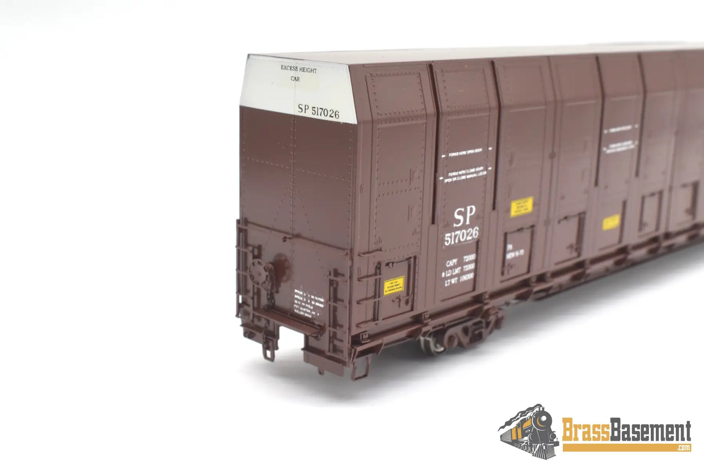 Ho Brass - Omi 3010.9 Southern Pacific Sp #517026 Vert-A-Pac Auto Carrier Fp Freight