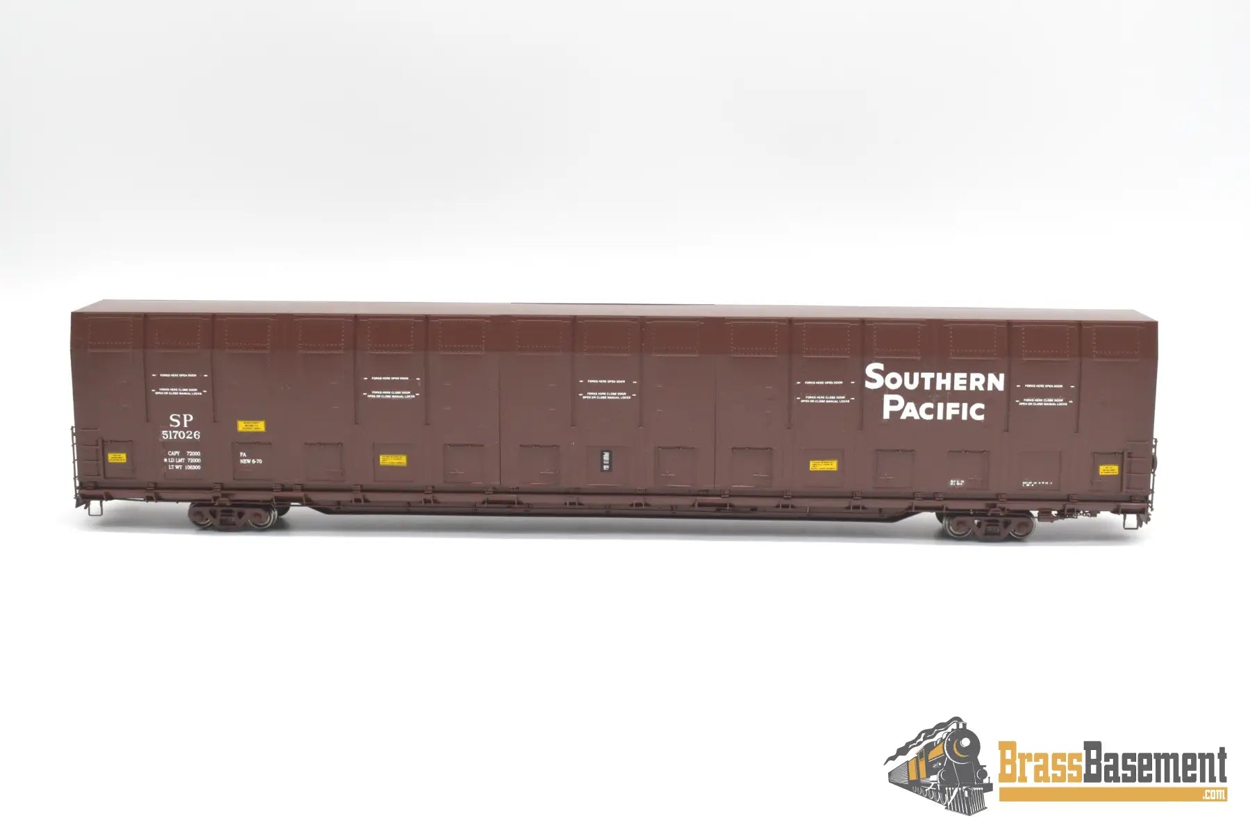 Ho Brass - Omi 3010.9 Southern Pacific Sp #517026 Vert-A-Pac Auto Carrier Fp Freight