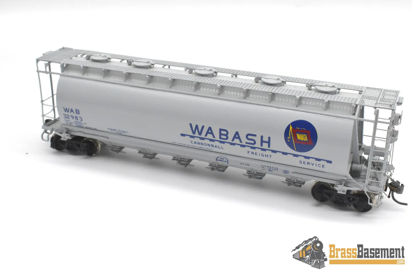 Ho Brass - Omi 3037 Wabash Cylindrical Covered Hopper Hc-60 #32983 Cpomi Freight