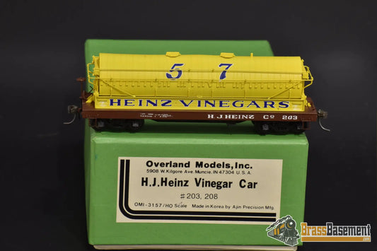 Ho Brass - Omi 3157 H.j. Heinz Vinegar Car #203 Pro Paint Freight