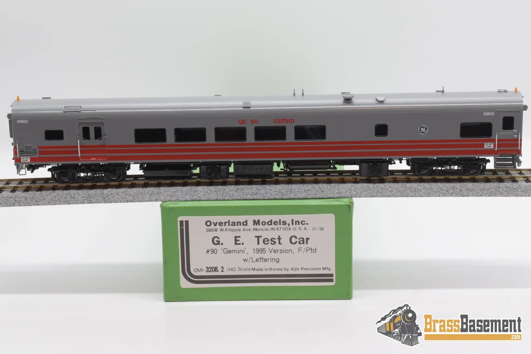 Ho Brass - Omi 3208.2 Ge Test Car #90 Gemini 1995 Version Mint Passenger