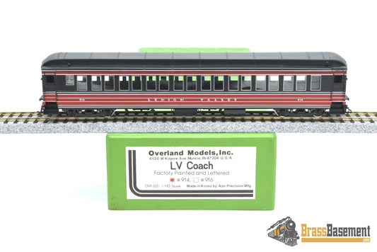 Ho Brass - Omi 3221.1 Lv Lehigh Valley Coach #914 Factory Paint Passenger