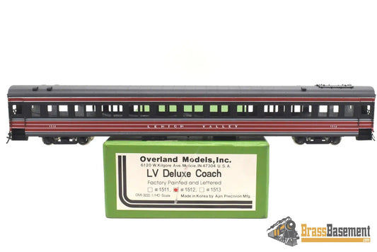 Ho Brass - Omi 3222.1 Lv Lehigh Valley Coach #1512 Factory Paint Ajin Passenger