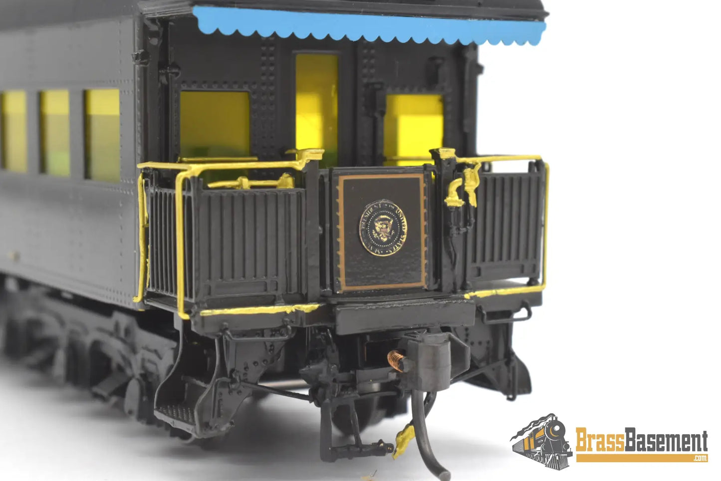 Ho Brass - Omi 3490.1 Ferdinand Magellan Presidential Car Truman Era W/ Lights & Interior Pullman