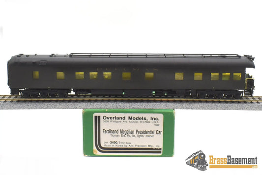 Ho Brass - Omi 3490.1 Ferdinand Magellan Presidential Car Truman Era W/ Lights & Interior Pullman