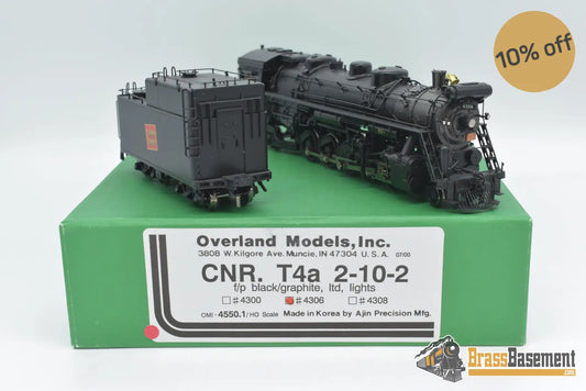 Ho Brass - Omi 4550.1 Canadian National Cnr T4A 2 - 10 - 2 Factory Paint Ajin