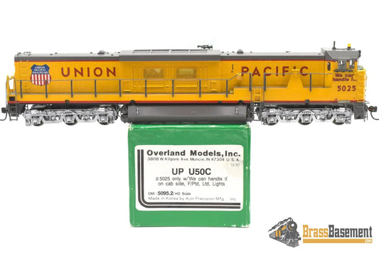 Ho Brass - Omi 5095.2 Union Pacific Up U50C #5025 ‘We Can Handle It’ F/P 1997 Run Diesel