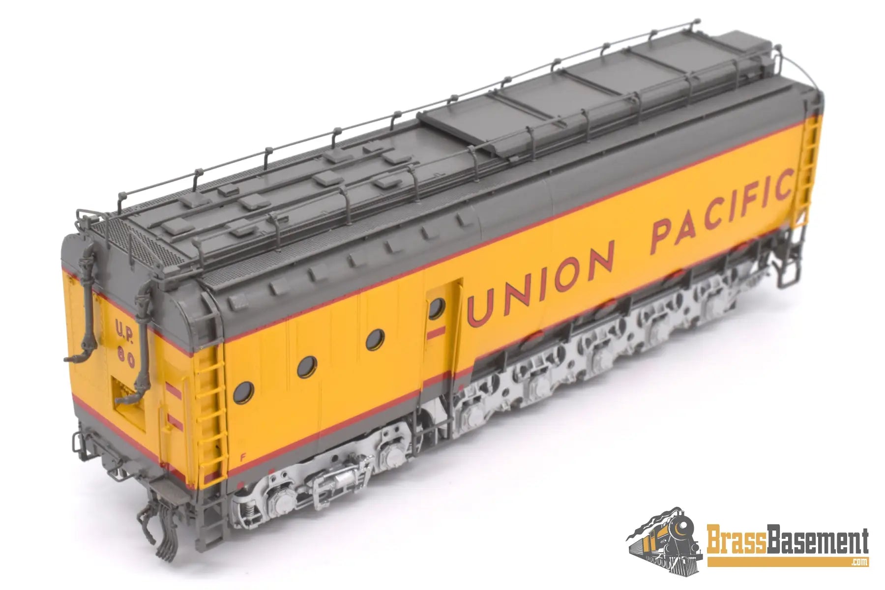 Ho Brass - Omi 5096.1 Overland Union Pacific Up #80/8080 Coal Turbine 3 Unit Set Factory Painted