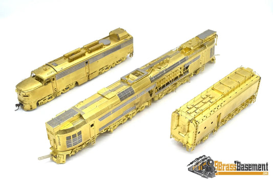 Ho Brass - Omi 5096 Overland 8080 Union Pacific Up #80/8080 Coal Turbine 3 Unit Set Unpainted