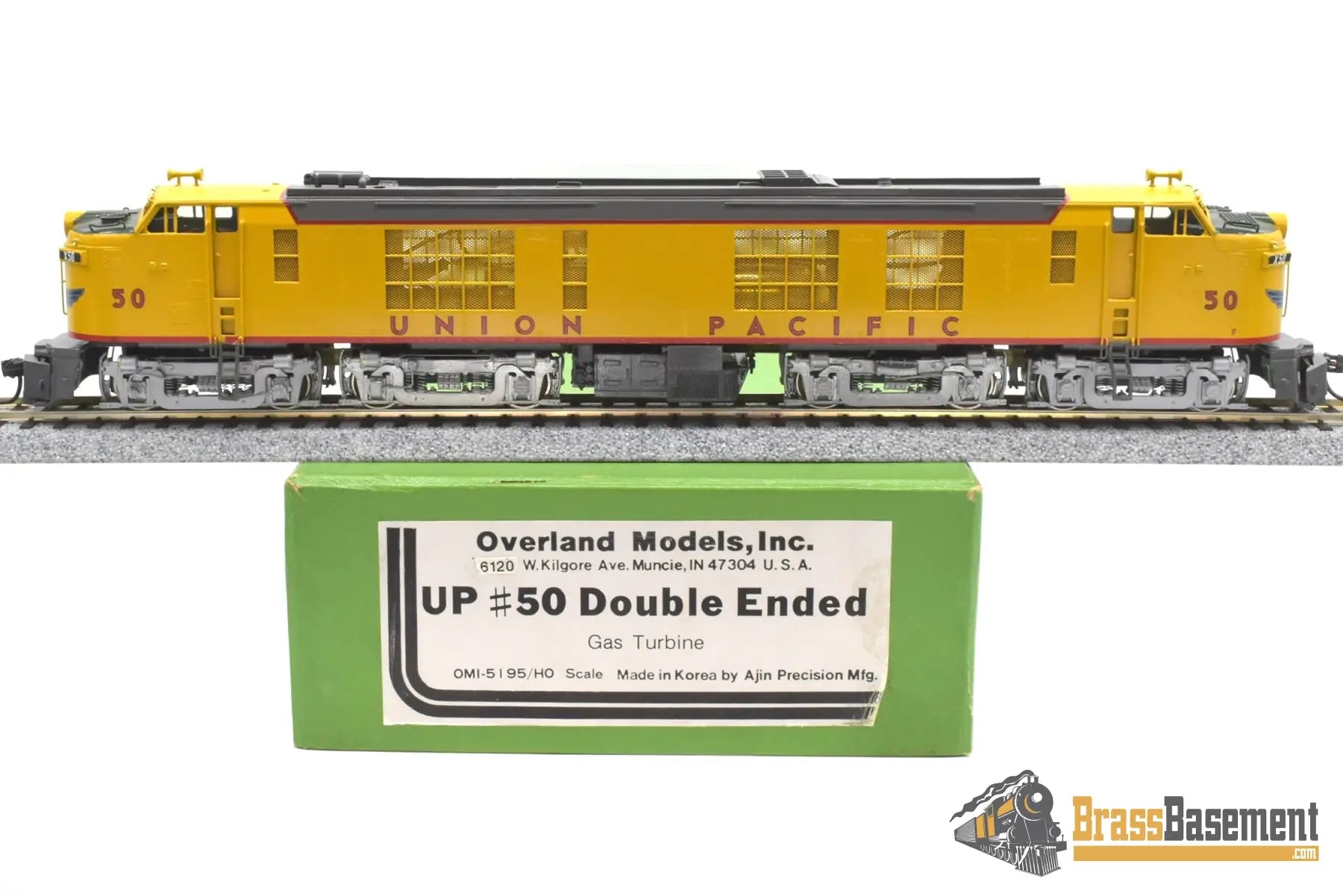 Ho Brass - Omi 5195 Union Pacific Up Alco/Ge #50 Double Ended Gas Turbine Pro Custom Painted