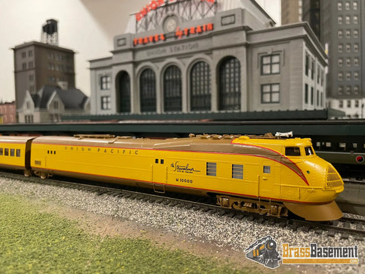 Ho Brass - Omi 5197.1 Union Pacific Up ’City Of Salina’ M - 10000 3 Car Set Cpomi Passenger