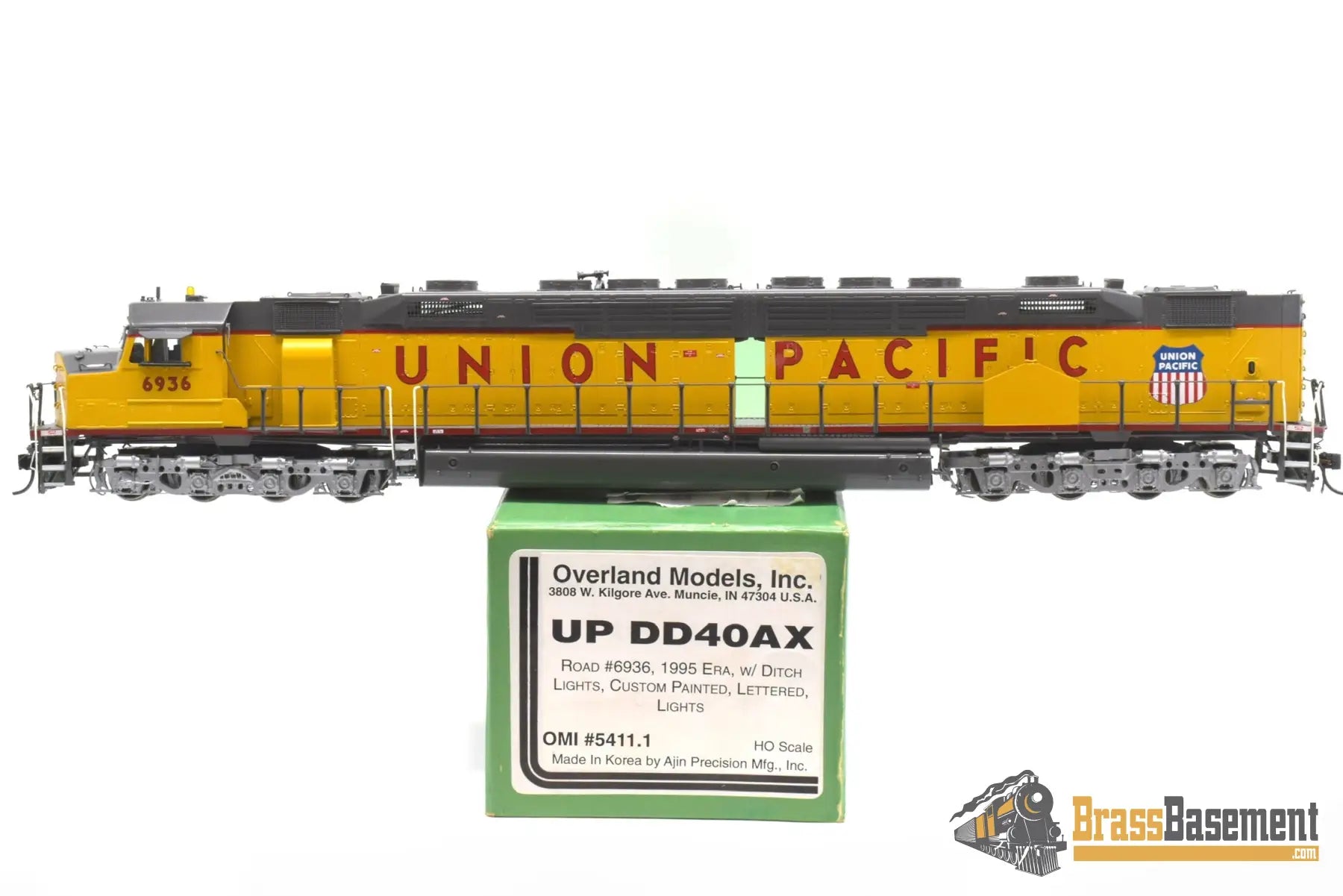 Ho Brass - Omi 5411.1 Union Pacific Up Emd Dd40Ax #6936 1996 Era C/P As-Is Diesel