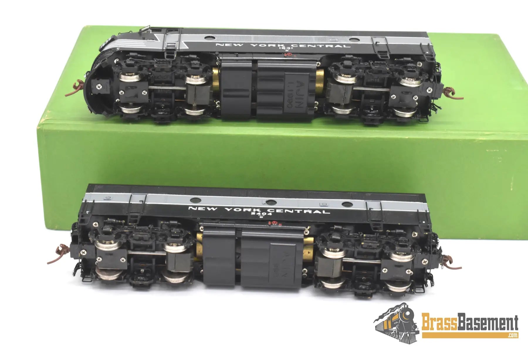 Ho Brass - Omi 5488 5489 New York Central Nyc F-3 Ab Set Nice Custom Paint Diesel