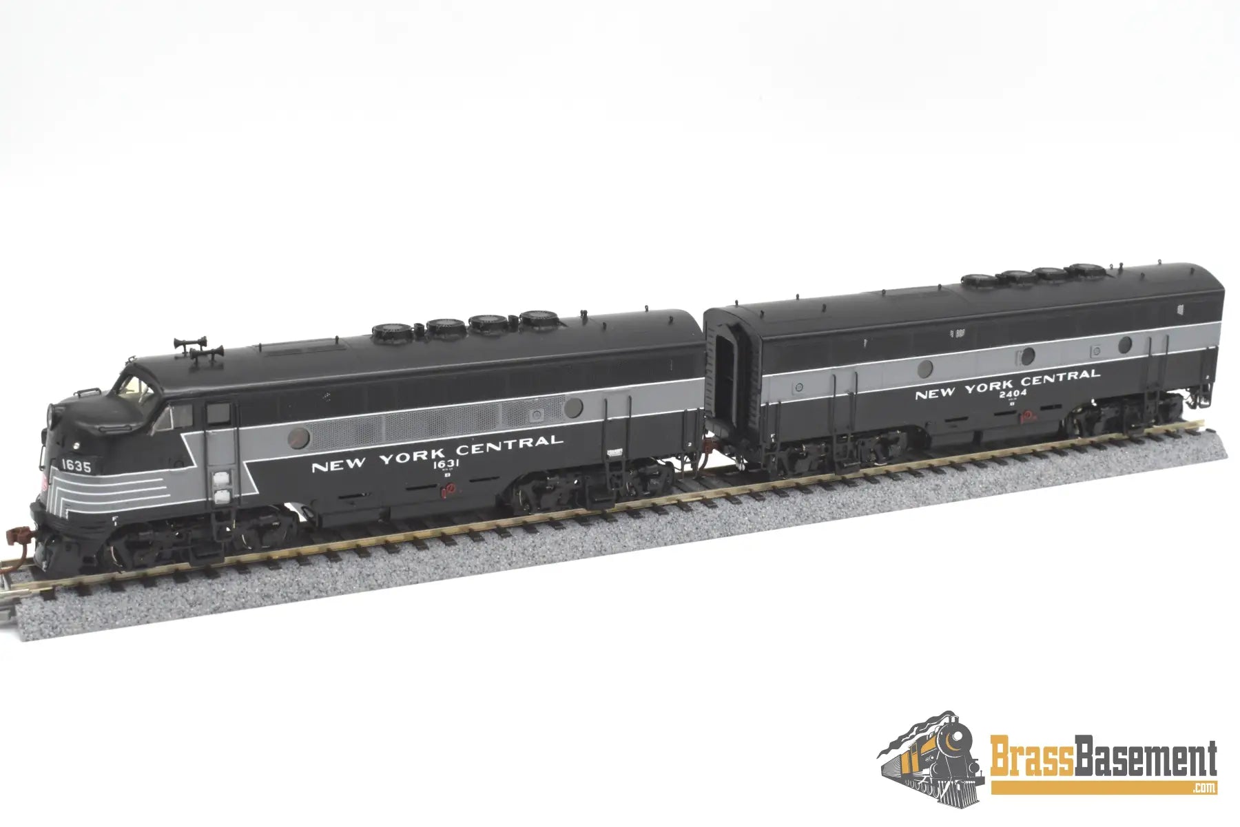 Ho Brass - Omi 5488 5489 New York Central Nyc F-3 Ab Set Nice Custom Paint Diesel