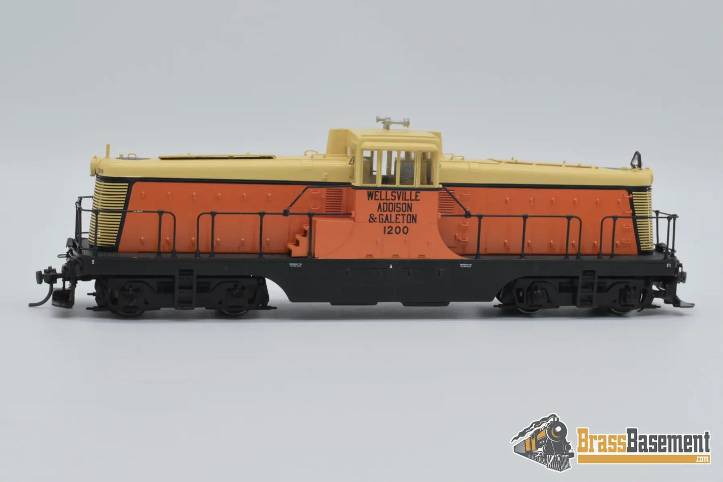 HO Brass - OMI 5498.2 Overland WAG Wellsville Addison and Galeton 132 Ton Centercab Diesel #1200 Diesel