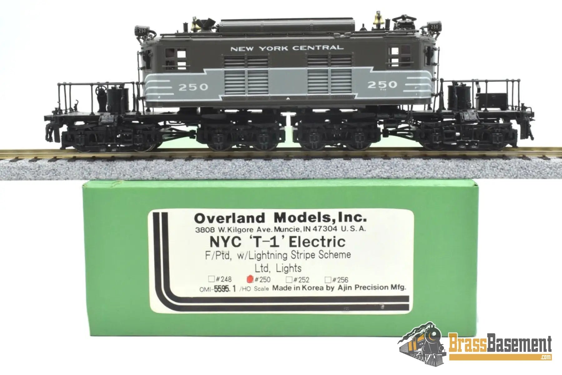 Ho Brass - Omi 5595.1 New York Central Nyc T-3 Electric F/P #250 C8