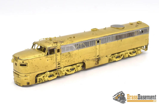 Ho Brass - Omi 5947 Wabash Pa - 1 Unpainted Diesel Tarnish & No Box