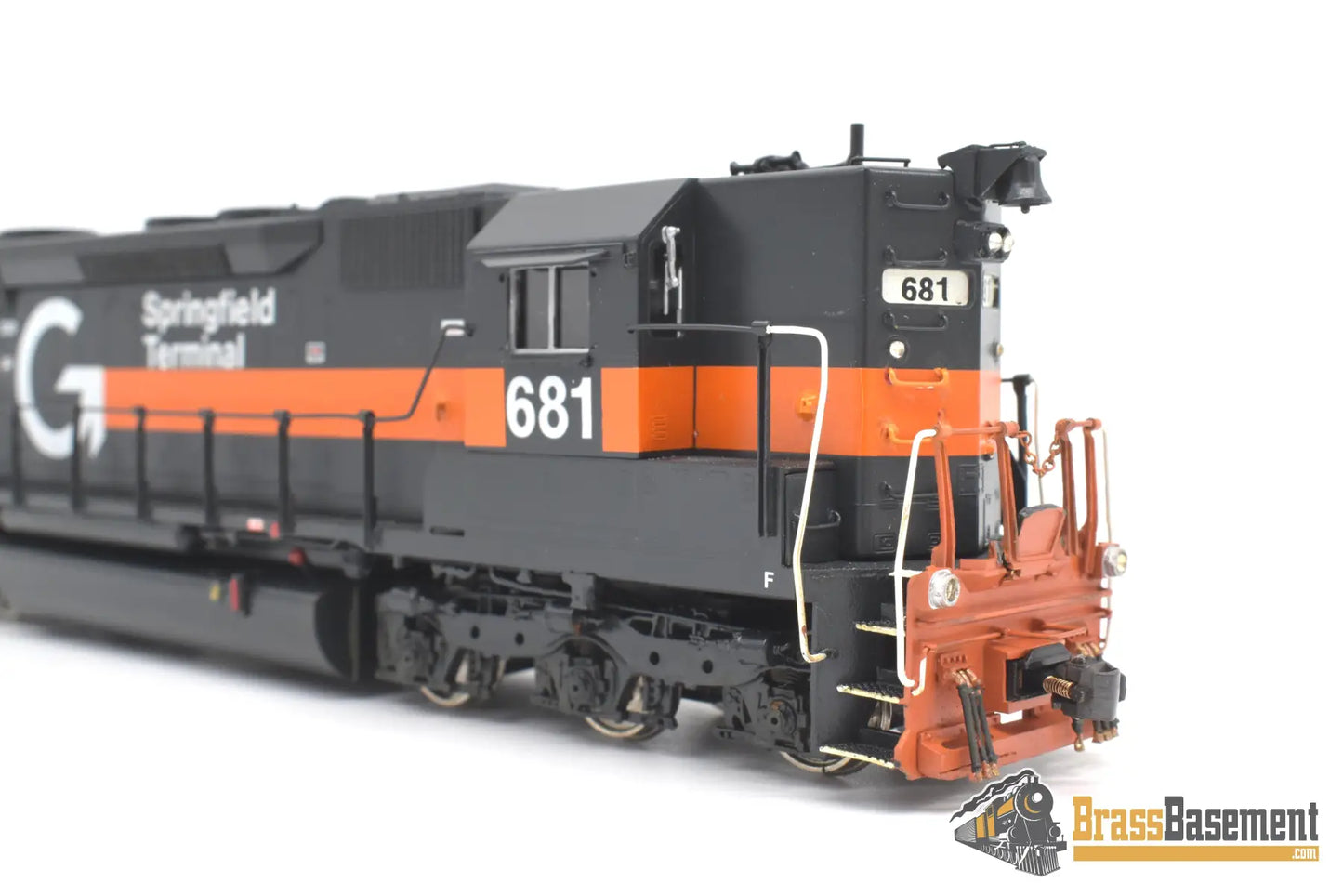 Ho Brass - Omi 6077 Springfield Terminal St #681 Sd45 High Hood Ex N&W Custom Paint Dcc Diesel