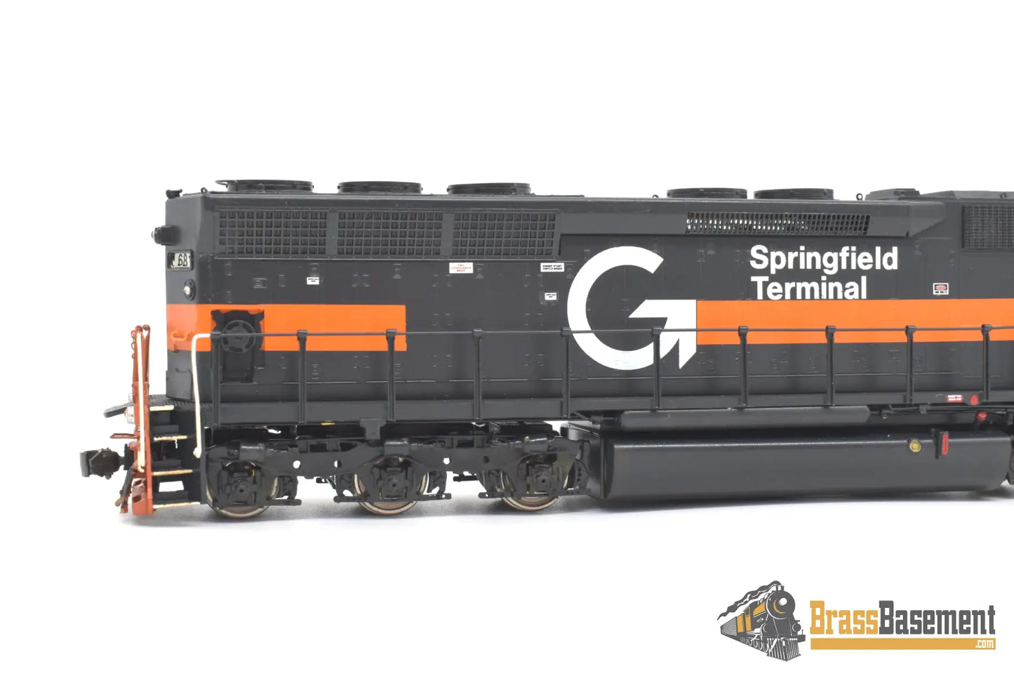 Ho Brass - Omi 6077 Springfield Terminal St #681 Sd45 High Hood Ex N&W Custom Paint Dcc Diesel