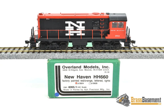 Ho Brass - Omi 6355.1 New Haven Hh660 #0924 Switcher Mcginnis Paint Dcc/Sound 30 Produced Diesel